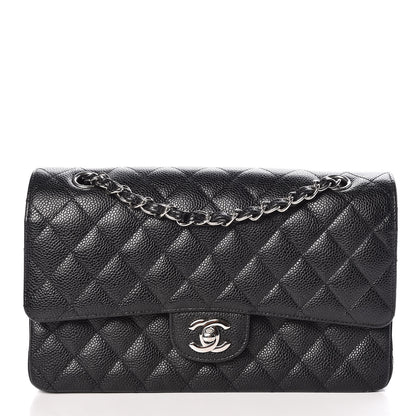 Chanel Caviar Quilted Medium Double Flap Black 1 of 11
