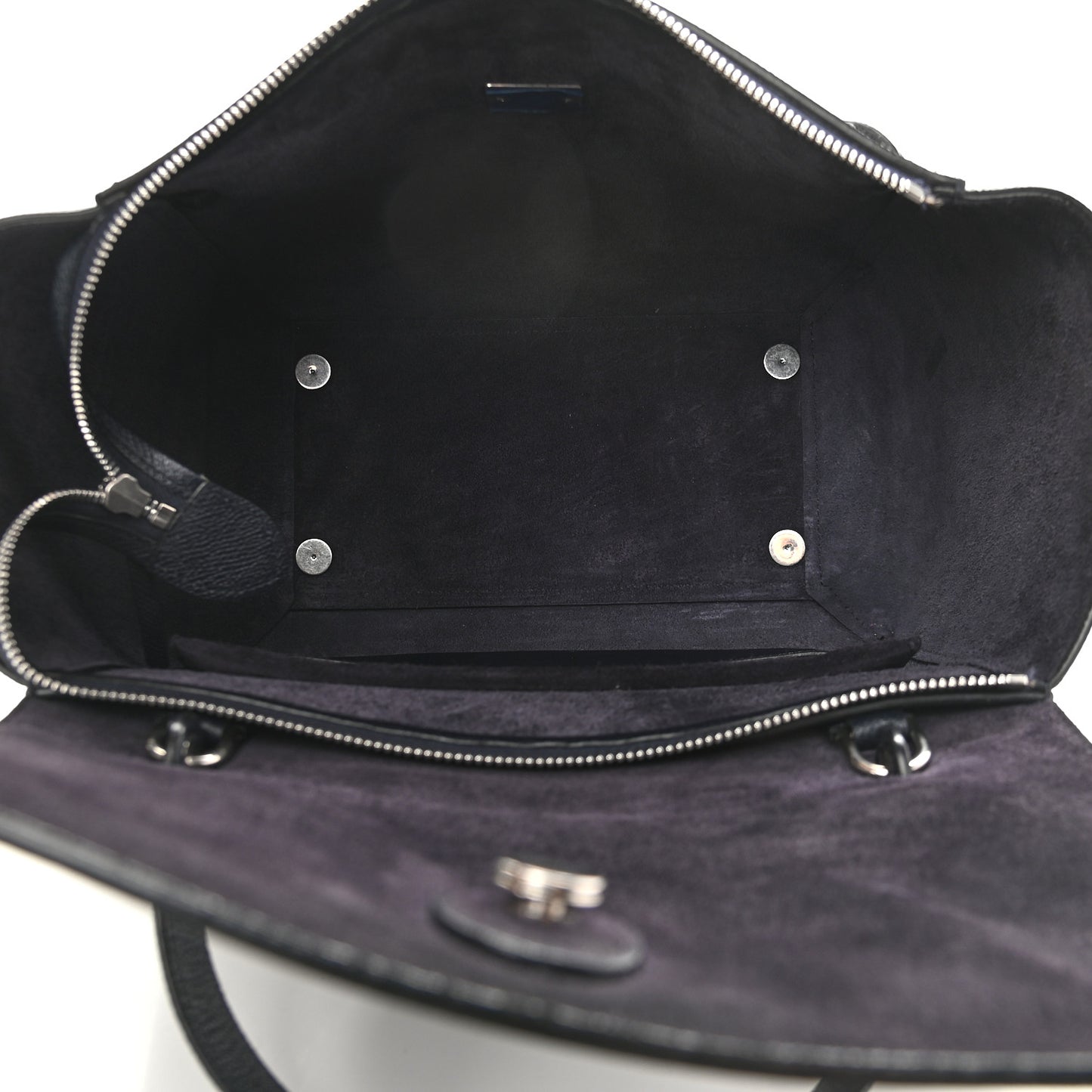 Grained Calfskin Mini Belt Bag Navy