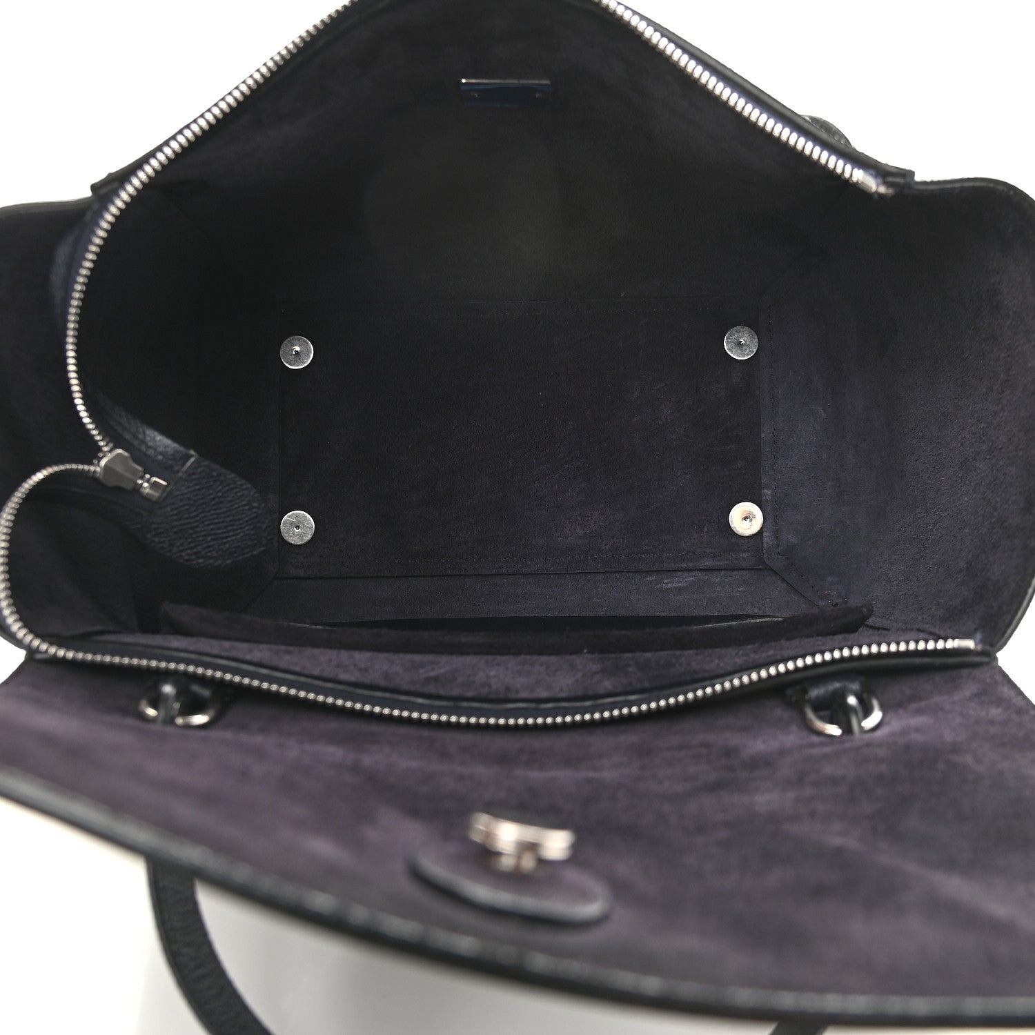 Celine Grained Calfskin Mini Belt Bag Navy 4 of 8