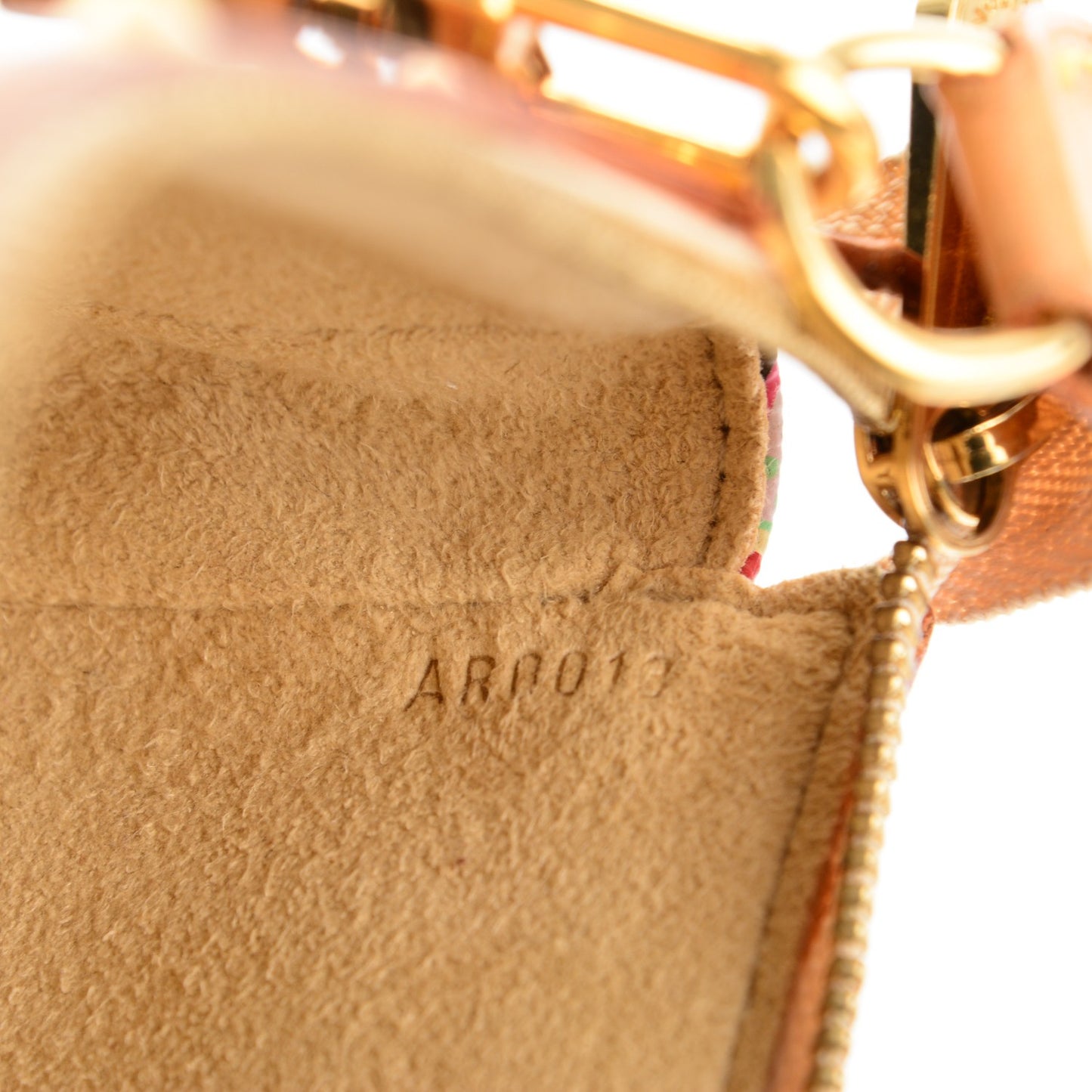 Monogram Cherry Blossom Pochette Accessories Brown