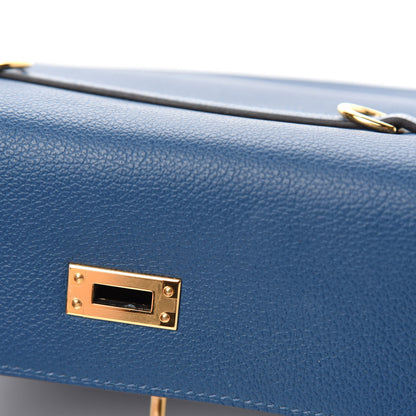 Hermes Evercolor Kelly Danse II Belt Bag Deep Bleu 8 of 13