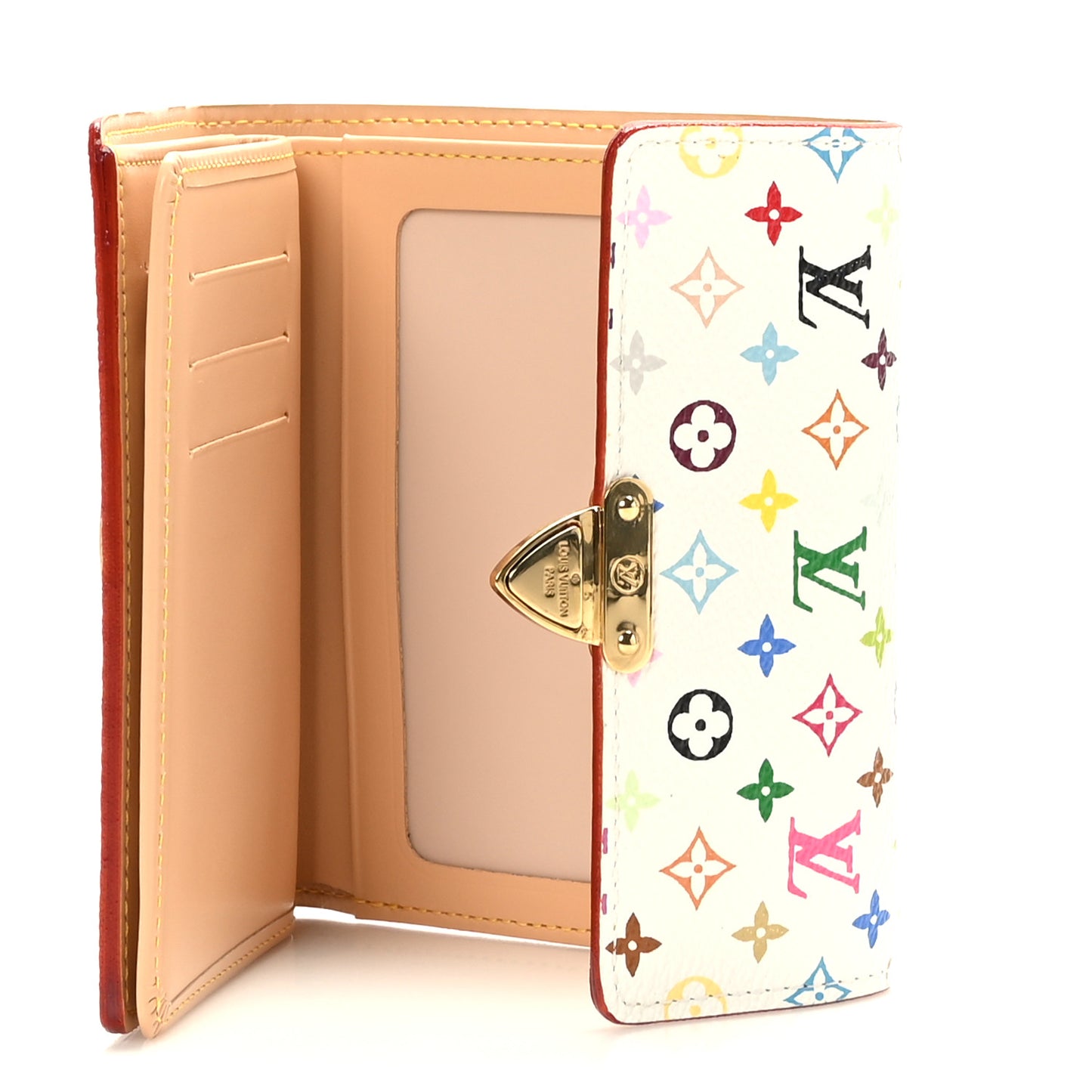 Monogram Multicolor Koala Wallet White