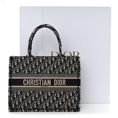 Christian Dior Oblique Medium Book Tote Blue Multicolor 13 of 13