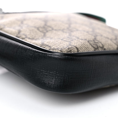 Gucci GG Supreme Monogram Web Belt Bag Black 12 of 15