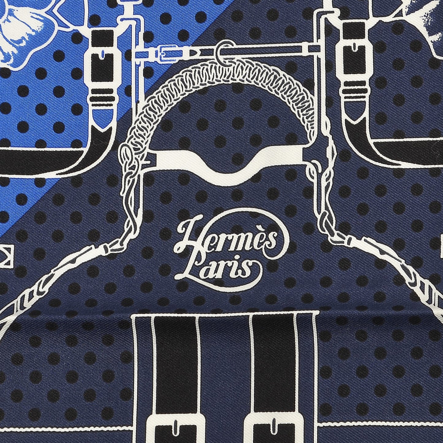 Silk Grand Manege Cut Bandana Scarf 55