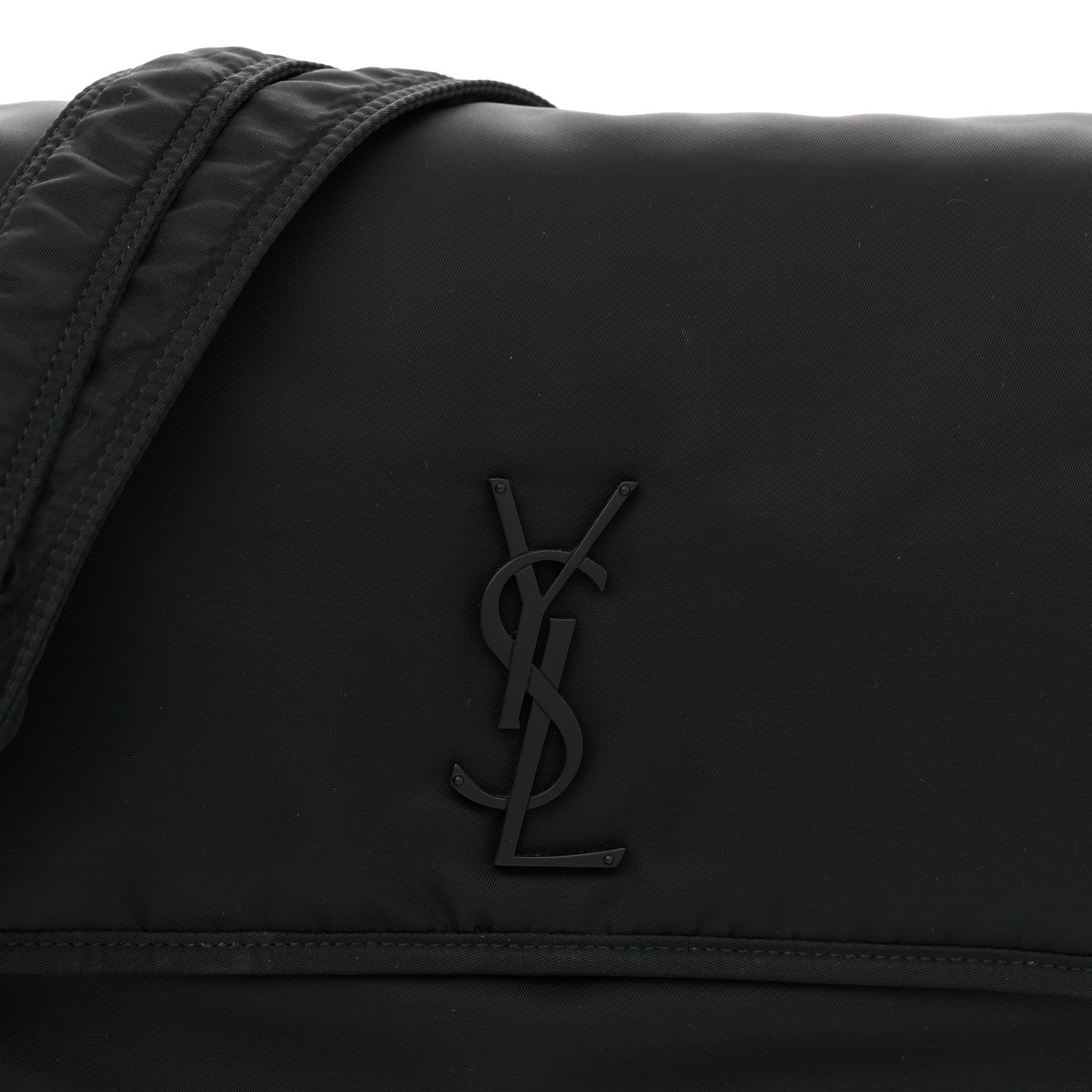 Saint Laurent Nylon Niki Messenger Black 8 of 12