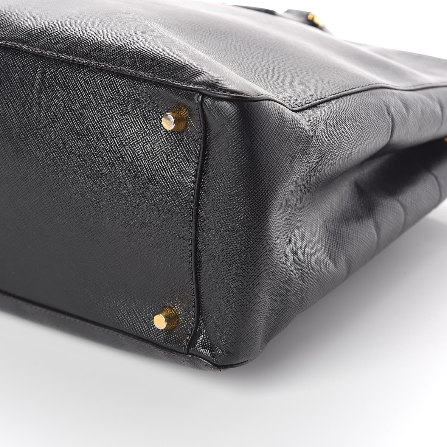 Prada Saffiano Lux Large Double Zip Tote Black 8 of 9