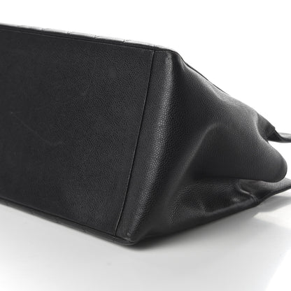 Chanel Caviar Quilted Grand Shopping Tote GST Black 7 of 10
