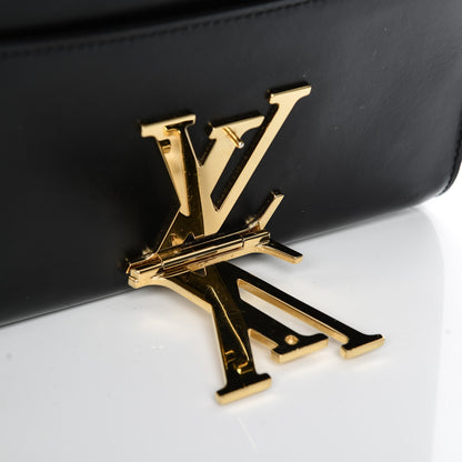 Louis Vuitton Calfskin Chain Louise GM Black 8 of 10