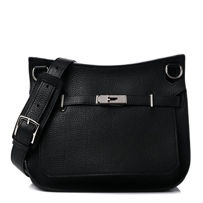 Hermes Taurillon Clemence Jypsiere 28 Black 1 of 18