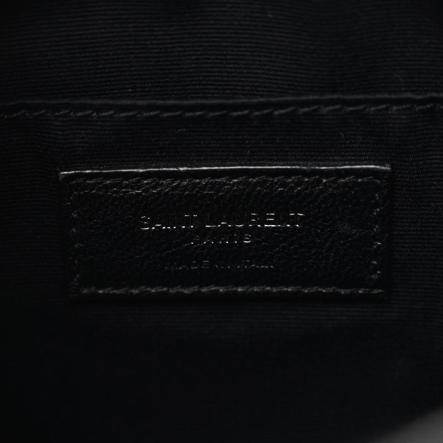 Lambskin Monogram Small Lou Camera Bag Black