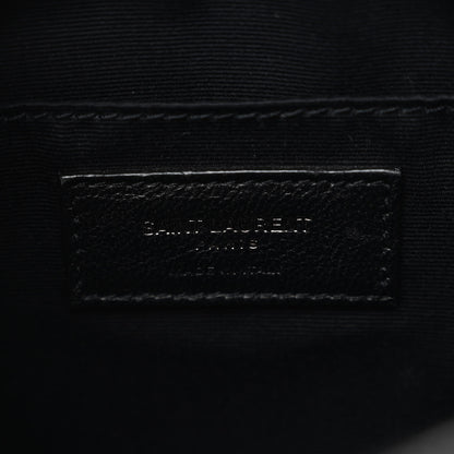 Saint Laurent Lambskin Monogram Small Lou Camera Bag Black 6 of 10