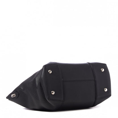 Louis Vuitton Veau Cachemire Soft Lockit MM Black 3 of 8