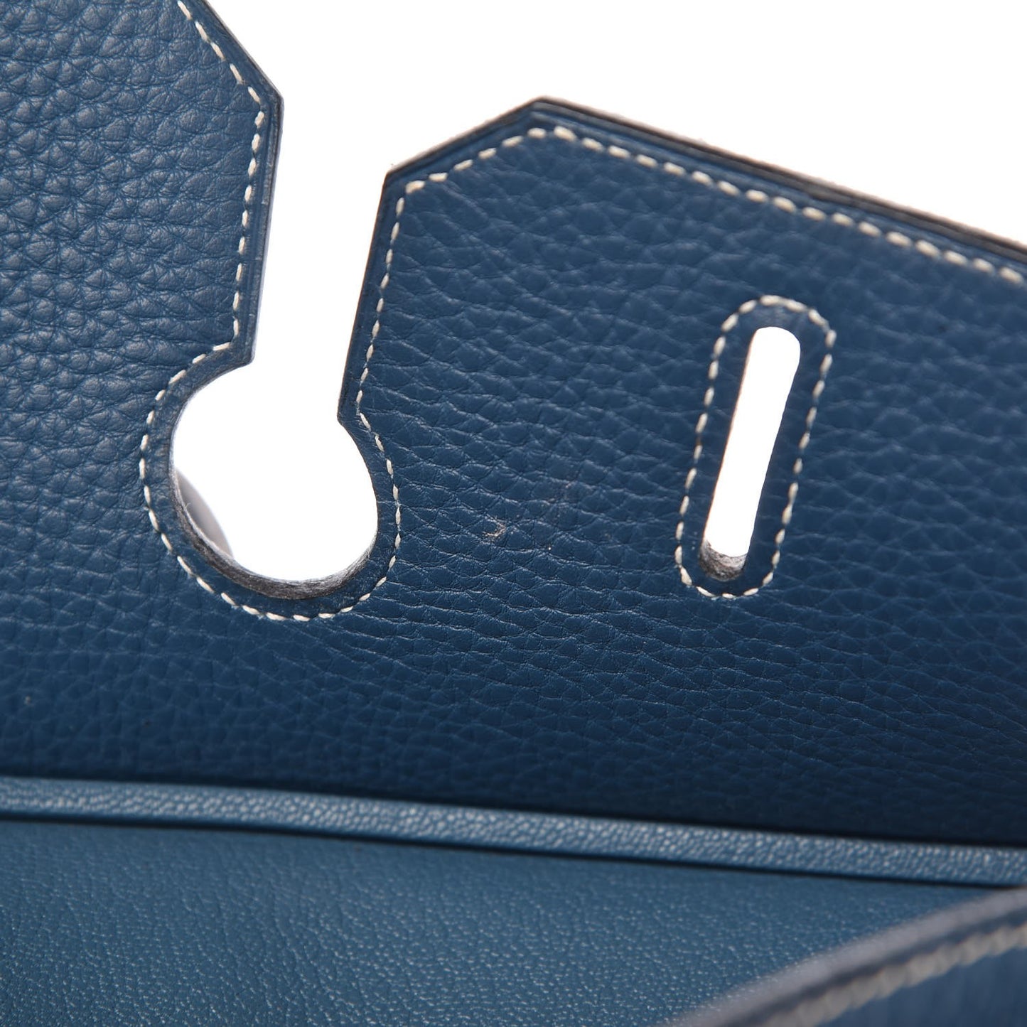 Taurillon Clemence Birkin 35 Bleu Thalassa