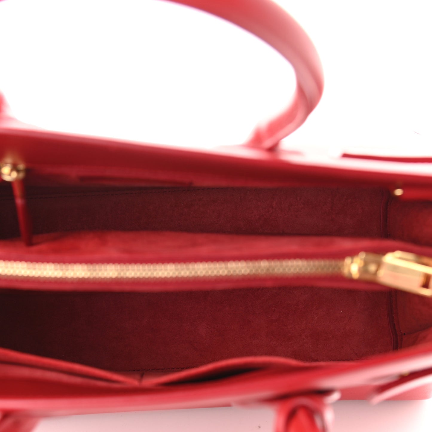 Calfskin Small Sac De Jour Vermillion