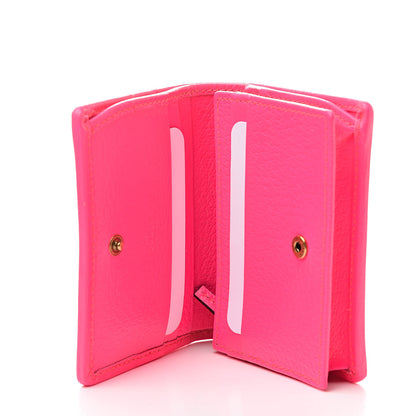 Gucci Calfskin Flora Print Zumi Card Case Fuxia Fluo 5 of 8