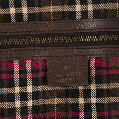 Gucci Crystal Monogram Medium Babouska Studded Boston Dark Brown 6 of 7