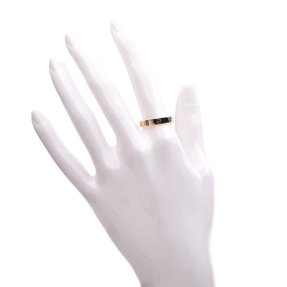 Cartier 18K Yellow Gold 3.5mm LOVE Band Ring 58 8.5 2 of 4