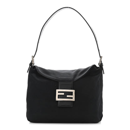 Fendi Nylon Baguette Bag Black 1 of 9