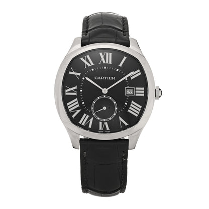 Cartier Stainless Steel Alligator 41mm Drive De Cartier Automatic Watch Black 1 of 4