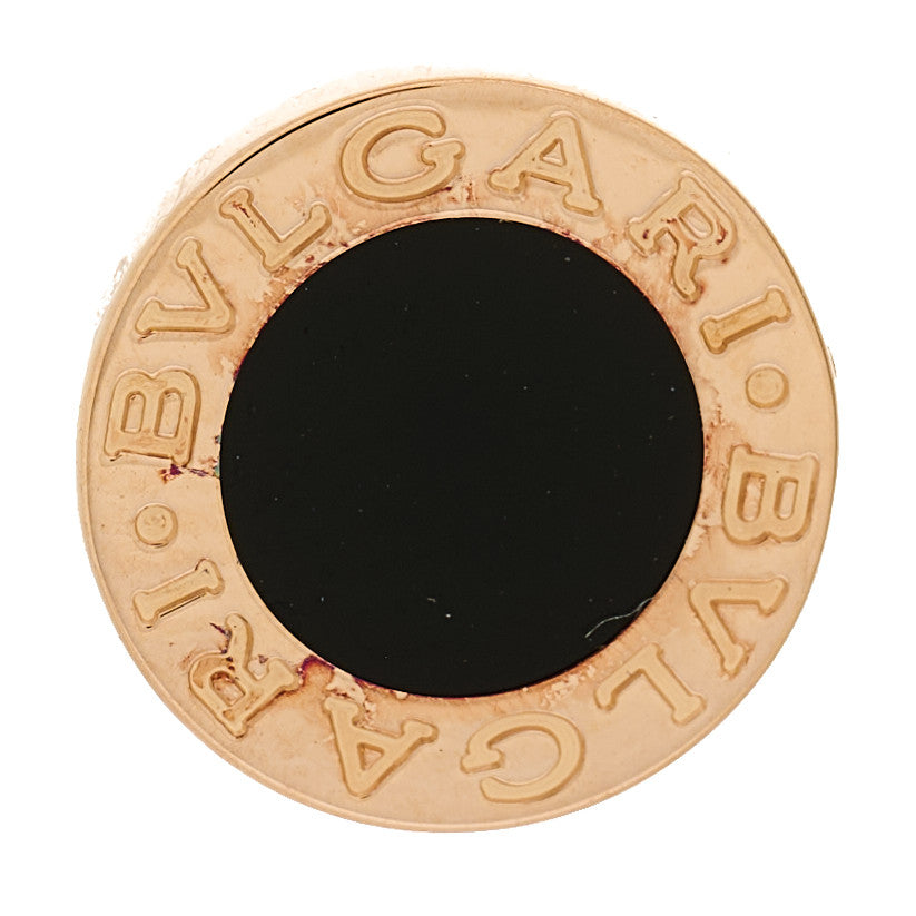 18K Gold Onyx BVLGARI BVLGARI Single Stud Earring
