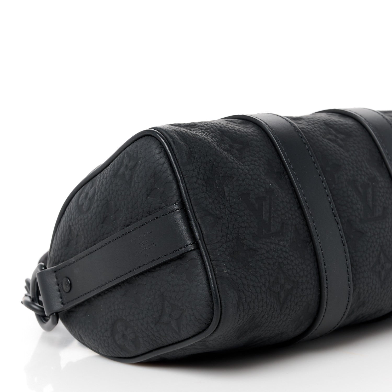 Louis Vuitton Monogram Taurillon Keepall Bandouliere 25 Black 9 of 10
