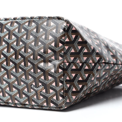 Goyard Goyardine Saint Louis Claire Voie PM Black Pink 7 of 10