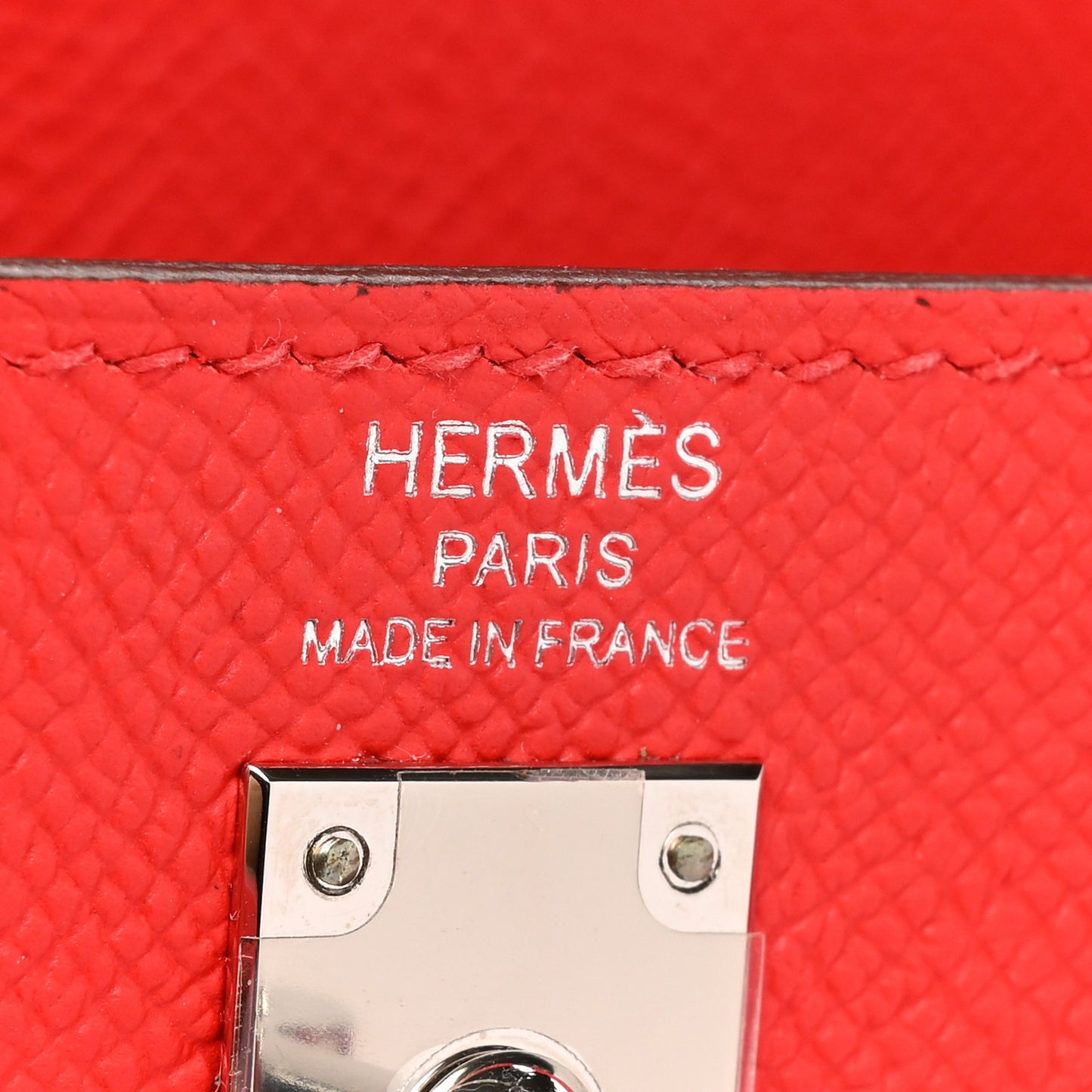 Epsom Kelly Sellier 25 Rouge De Coeur