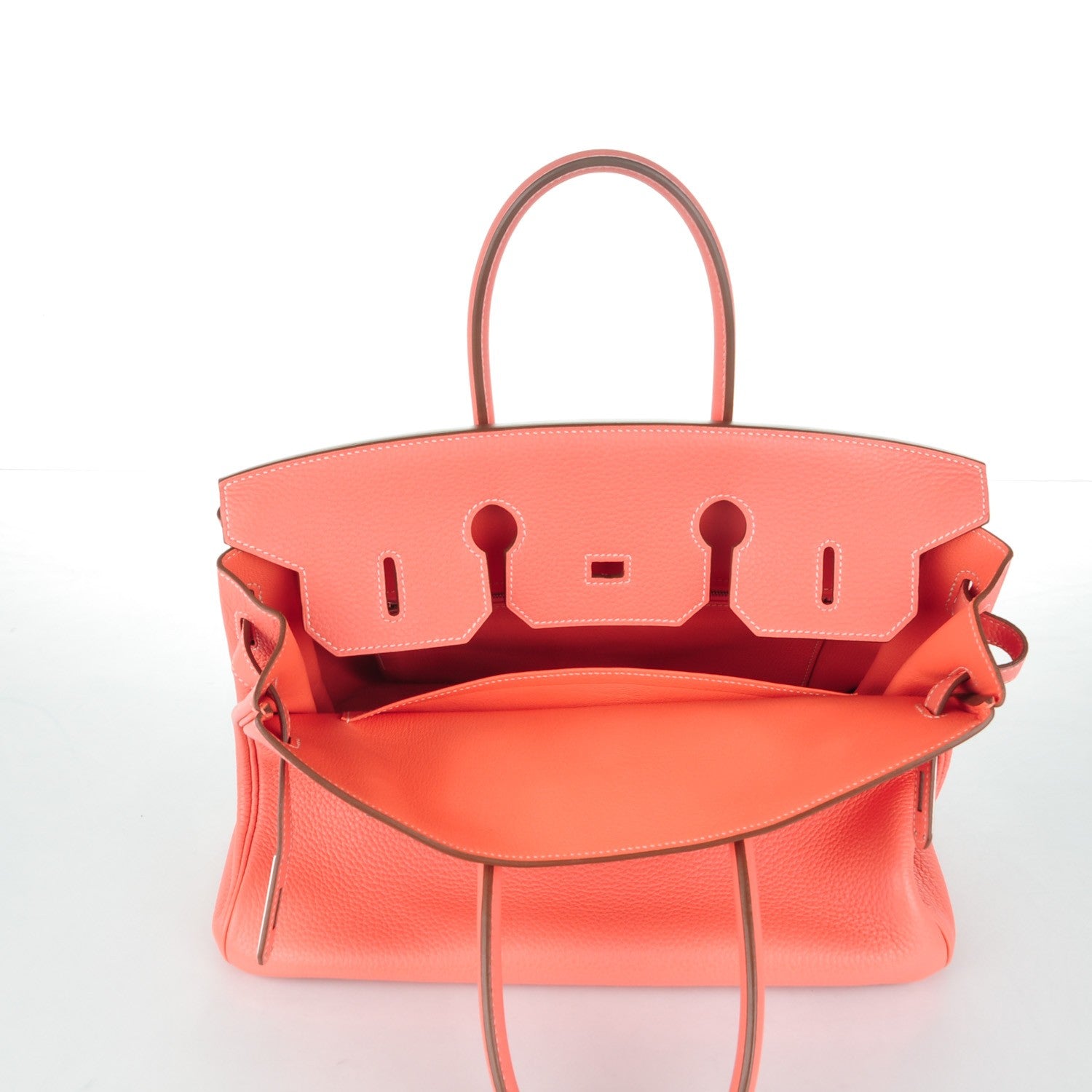 Hermes Taurillon Clemence Birkin 35 Crevette 22 of 26