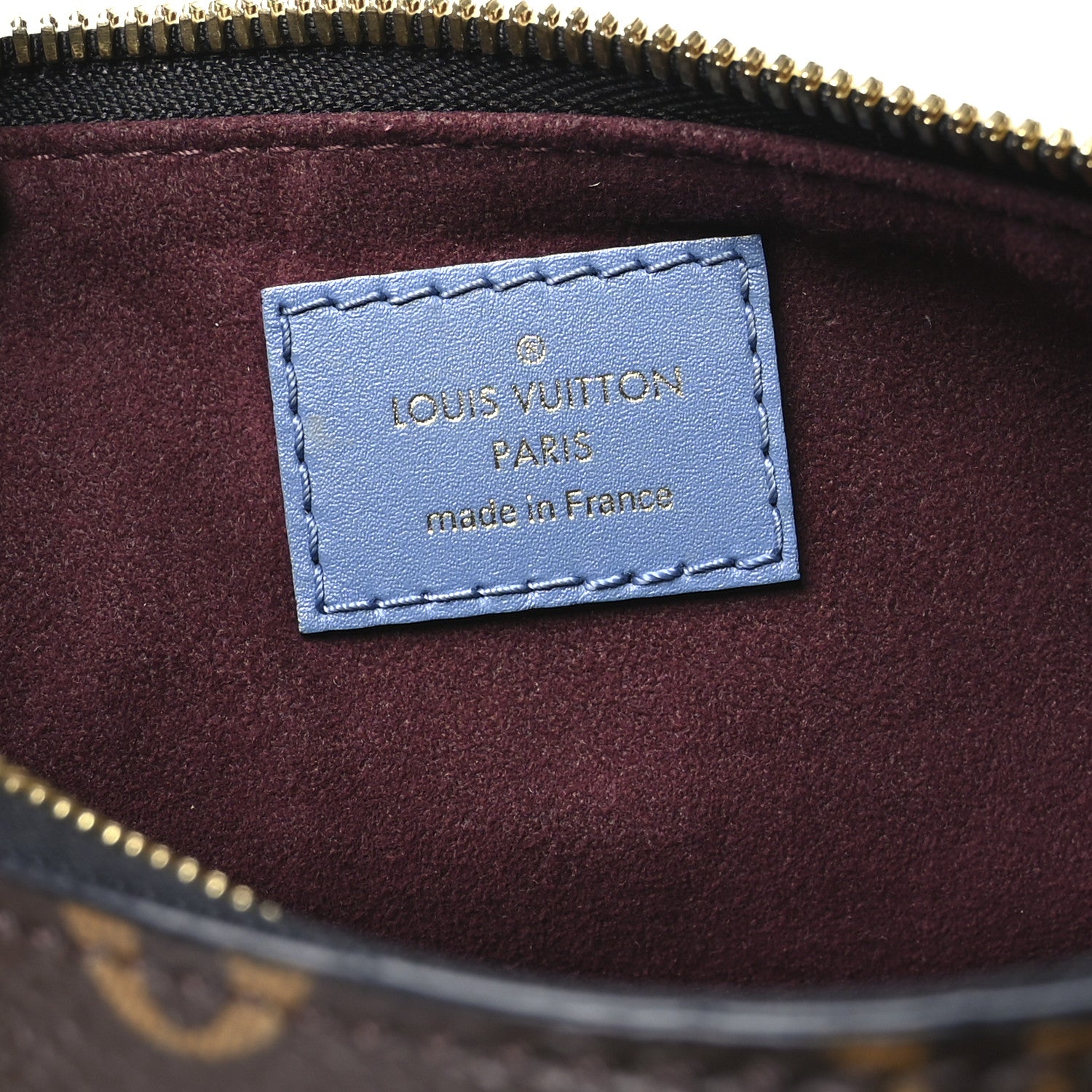 Louis Vuitton Monogram Beaubourg Hobo Mini Bordeaux Red Peach Safran Blue Jean Blue 6 of 11