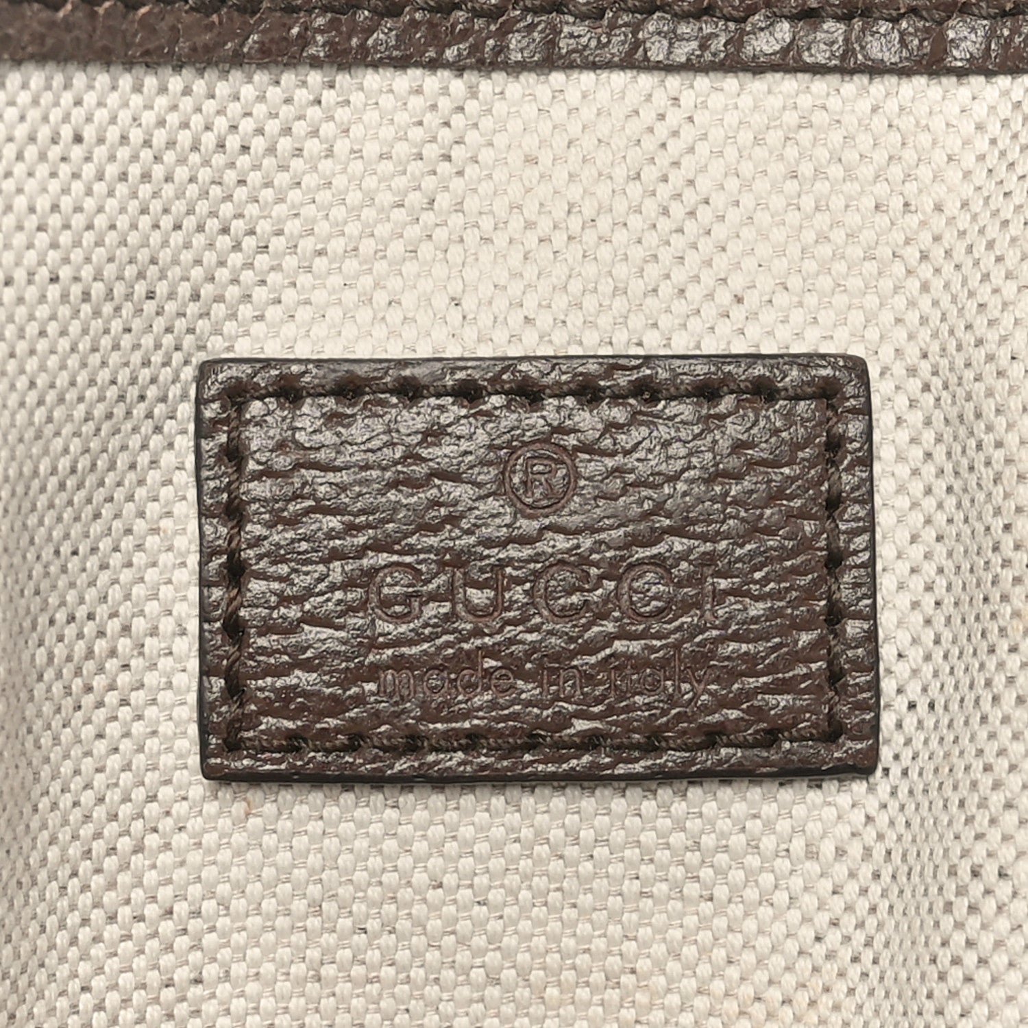 Gucci GG Supreme Monogram Textured Calfskin Medium Ophidia Shoulder Tote Bag Beige Ebony New Acero 6 of 9