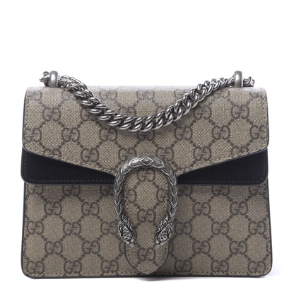 Gucci GG Supreme Monogram Mini Dionysus Shoulder Bag Black 1 of 12
