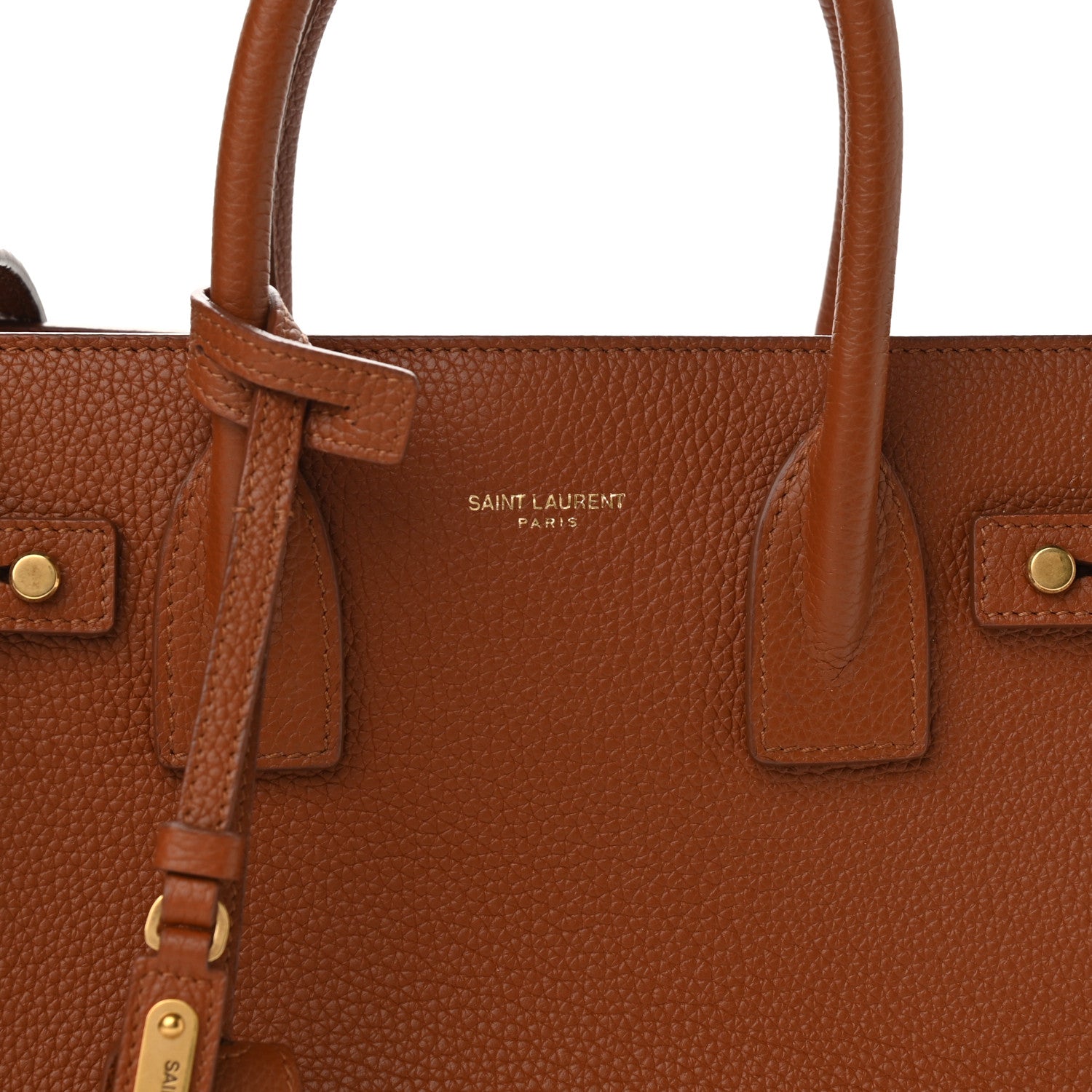 Saint Laurent Grained Calfskin Baby Sac De Jour Supple Canyon 8 of 10