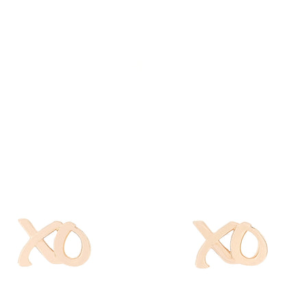 Tiffany 18K Rose Gold Paloma's Graffiti Love and Kisses Earrings 1 of 5