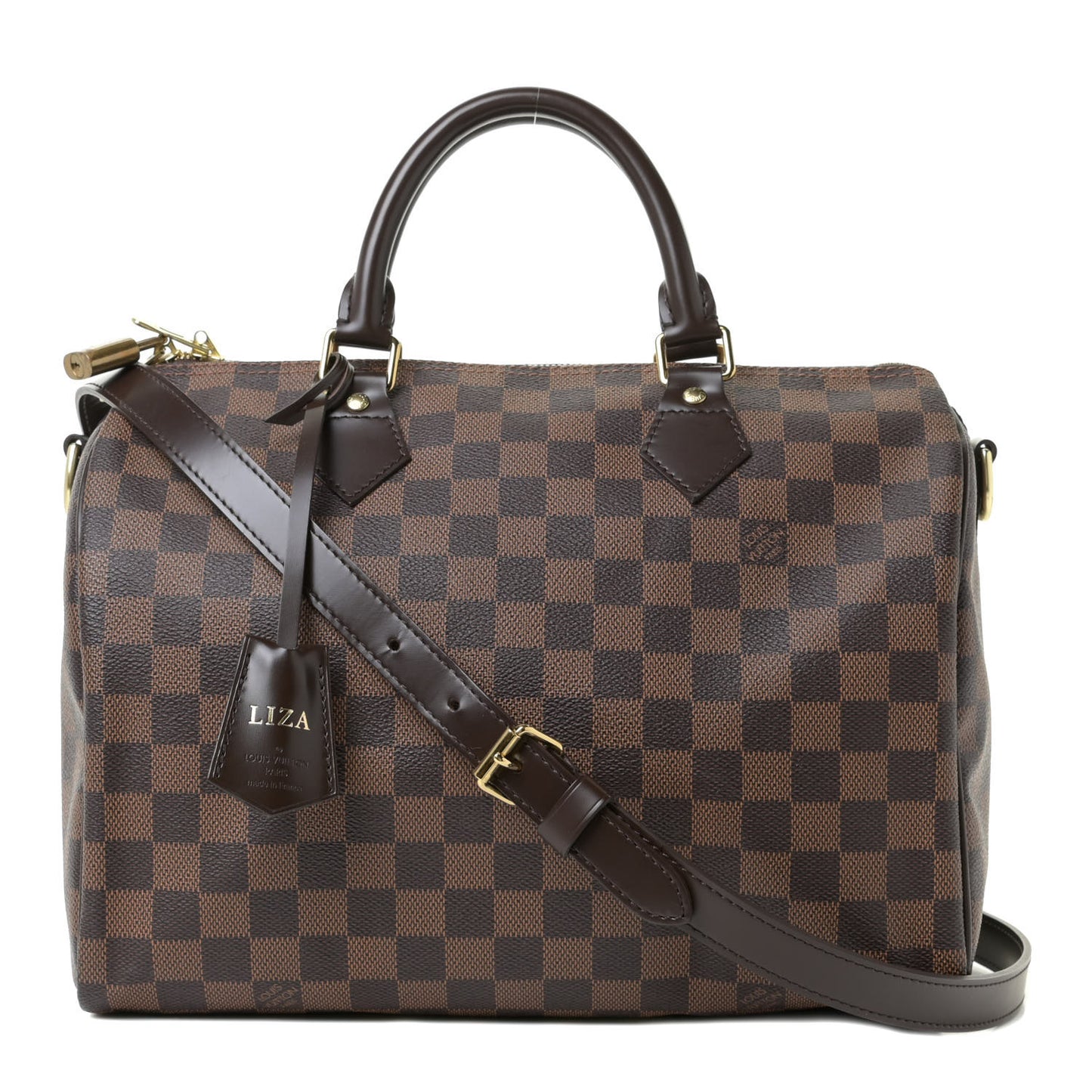 Damier Ebene Speedy Bandouliere 30