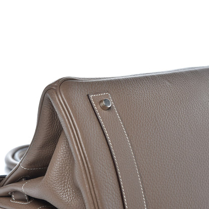 Hermes Taurillon Clemence JPG Birkin 42 Etoupe 20 of 21