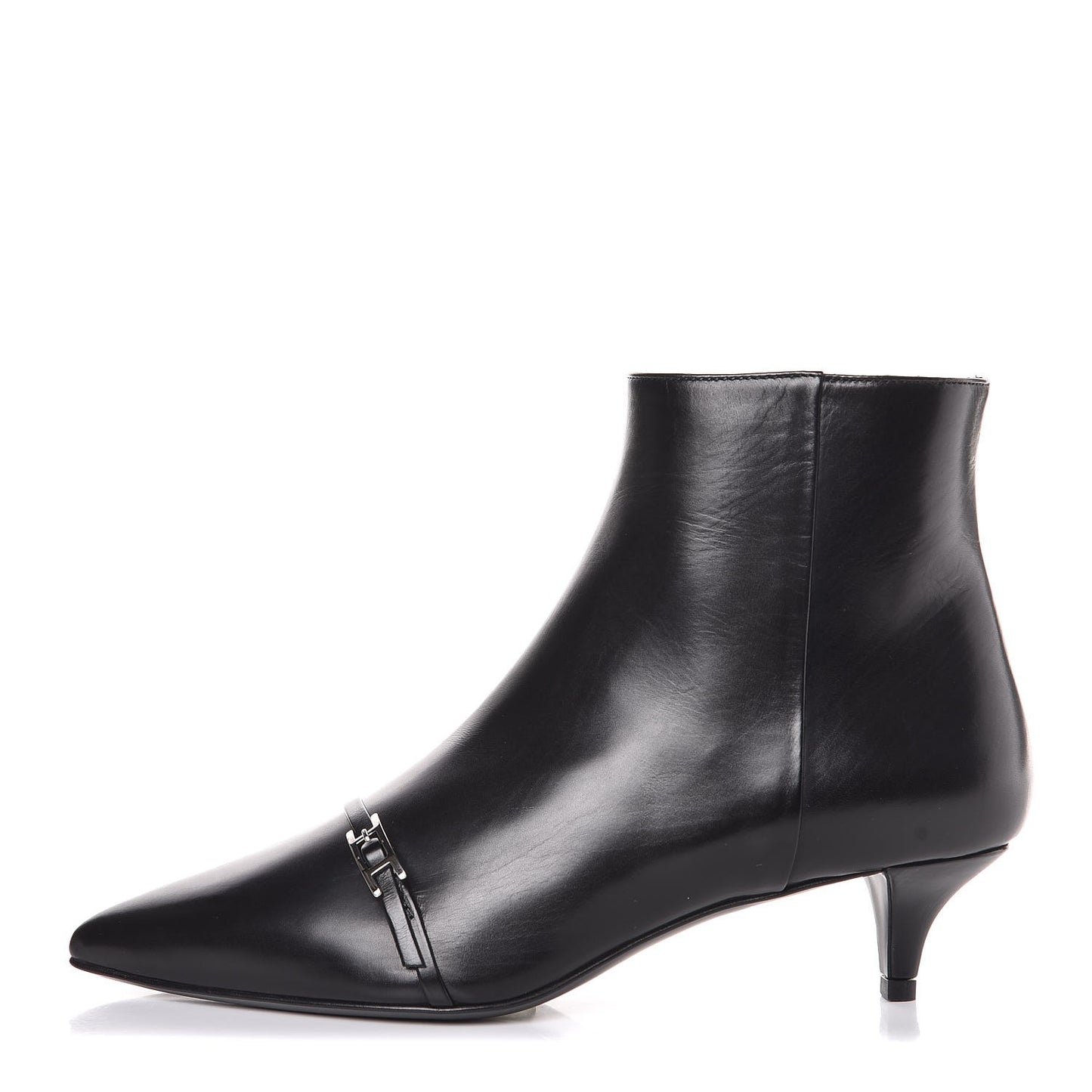 Calfskin Perrine Ankle Boots 37 Black
