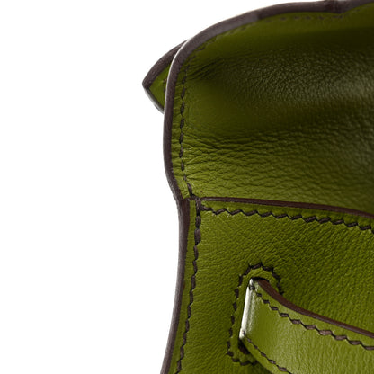 Hermes Swift Kelly Pochette Clutch Vert Anis 12 of 13