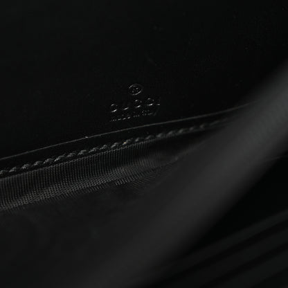 Gucci Calfskin Matelasse GG Marmont Continental Wallet Black 6 of 10