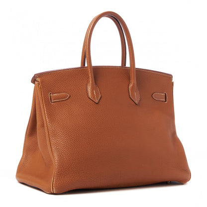 Hermes Togo Birkin 35 Gold 2 of 32