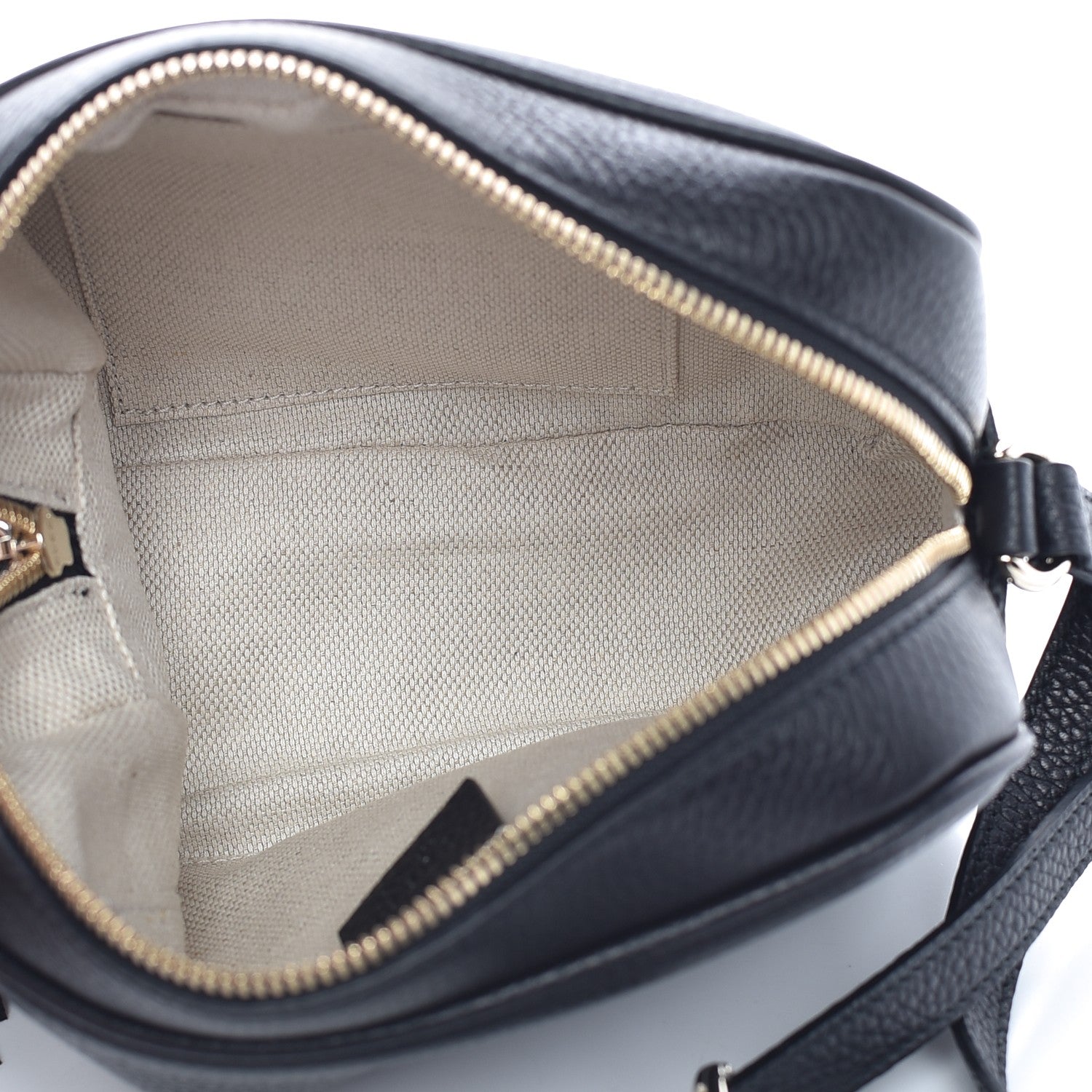 Gucci Pebbled Calfskin Small Soho Disco Bag Black 5 of 8