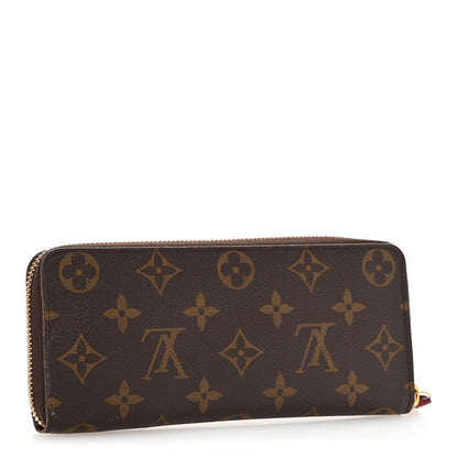 Louis Vuitton Monogram Clemence Wallet Fuchsia 3 of 11