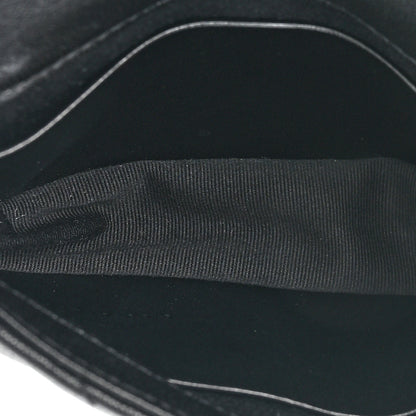 Saint Laurent Sheepskin Matelasse Chevron Monogram Mini College Bag Black 5 of 10