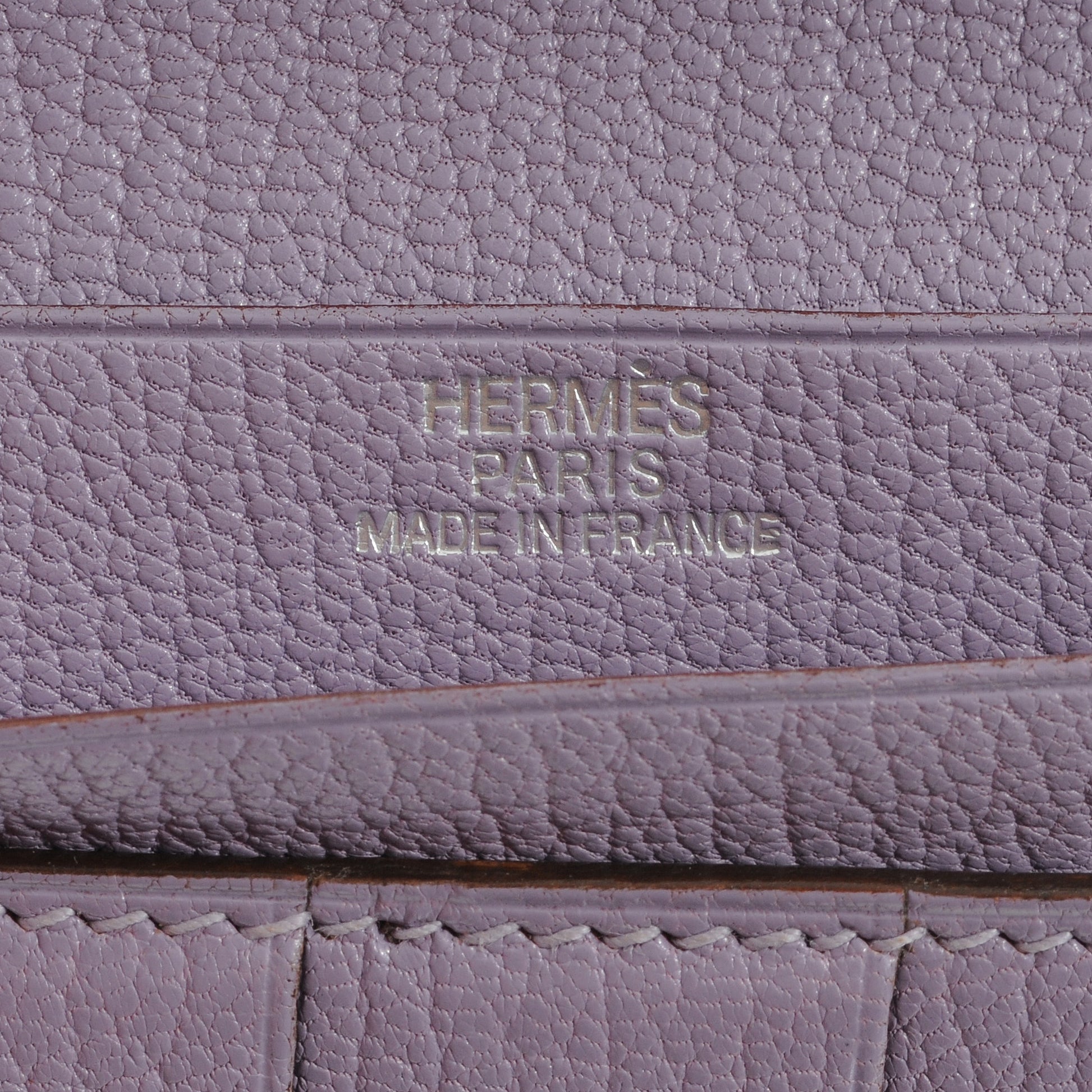 Hermes Chevre Mysore Bearn Wallet Lilac 4 of 6