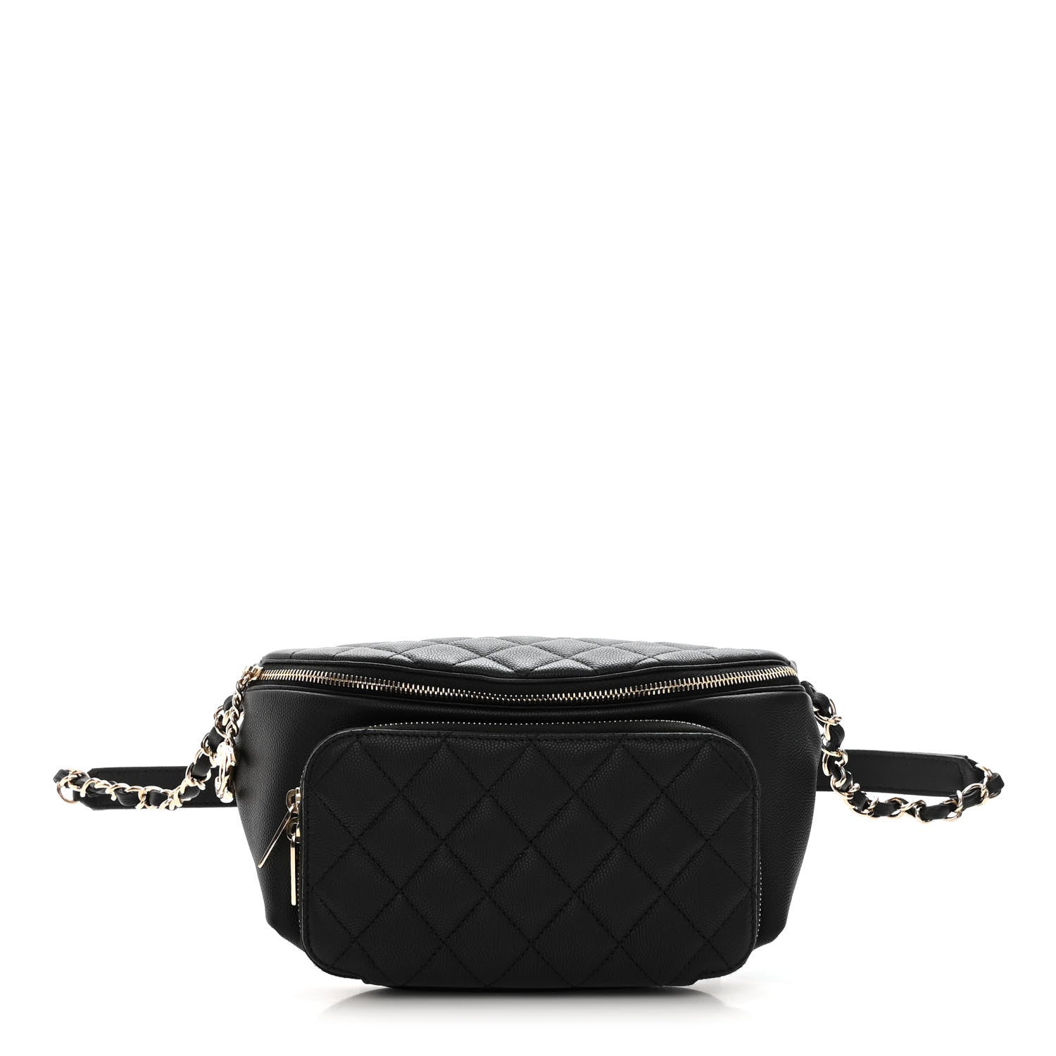 Chanel Caviar Quilted Business Affinity Waist Belt Bag Black 1 of 12