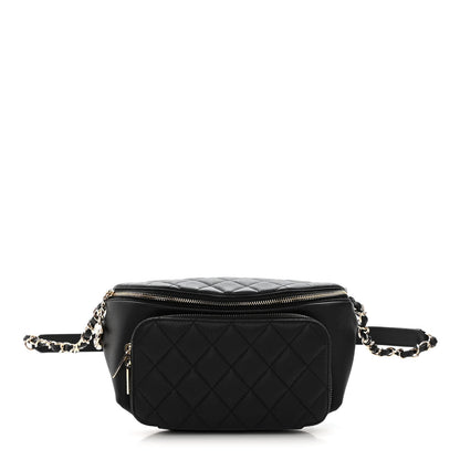 Chanel Caviar Quilted Business Affinity Waist Belt Bag Black 1 of 12