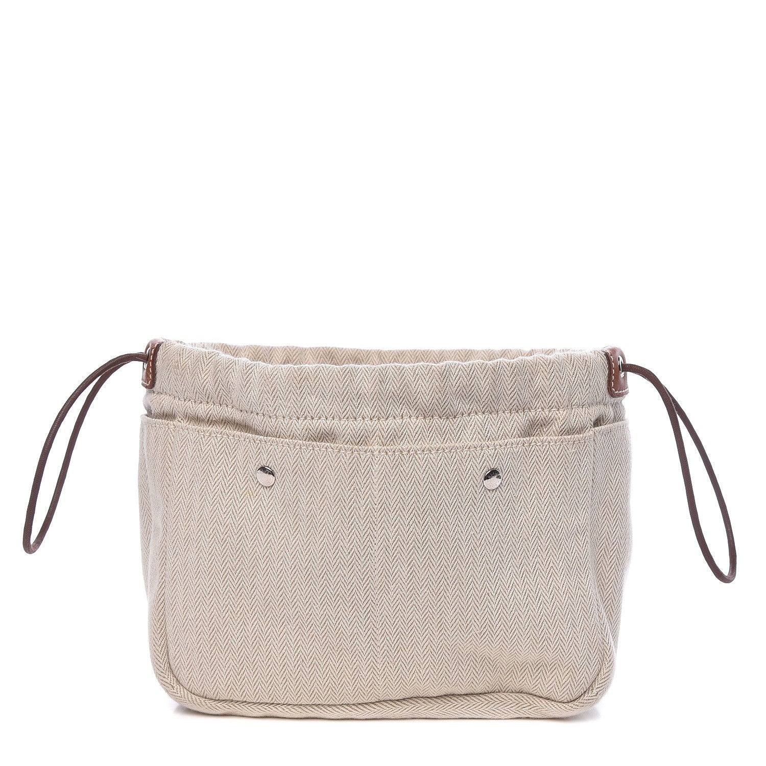 Hermes Canvas Barenia Fourbi 20 PM Pouch Naturel Fauve 1 of 8