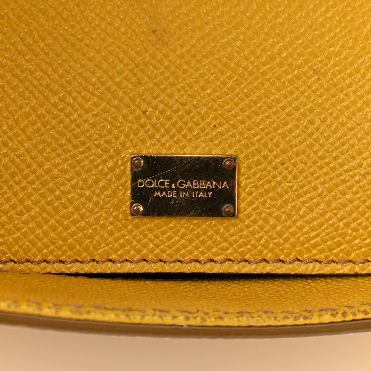 Dolce & Gabbana Dauphine Medium Miss Sicily Satchel Yellow 5 of 13
