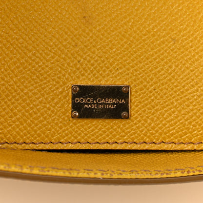 Dolce & Gabbana Dauphine Medium Miss Sicily Satchel Yellow 5 of 13