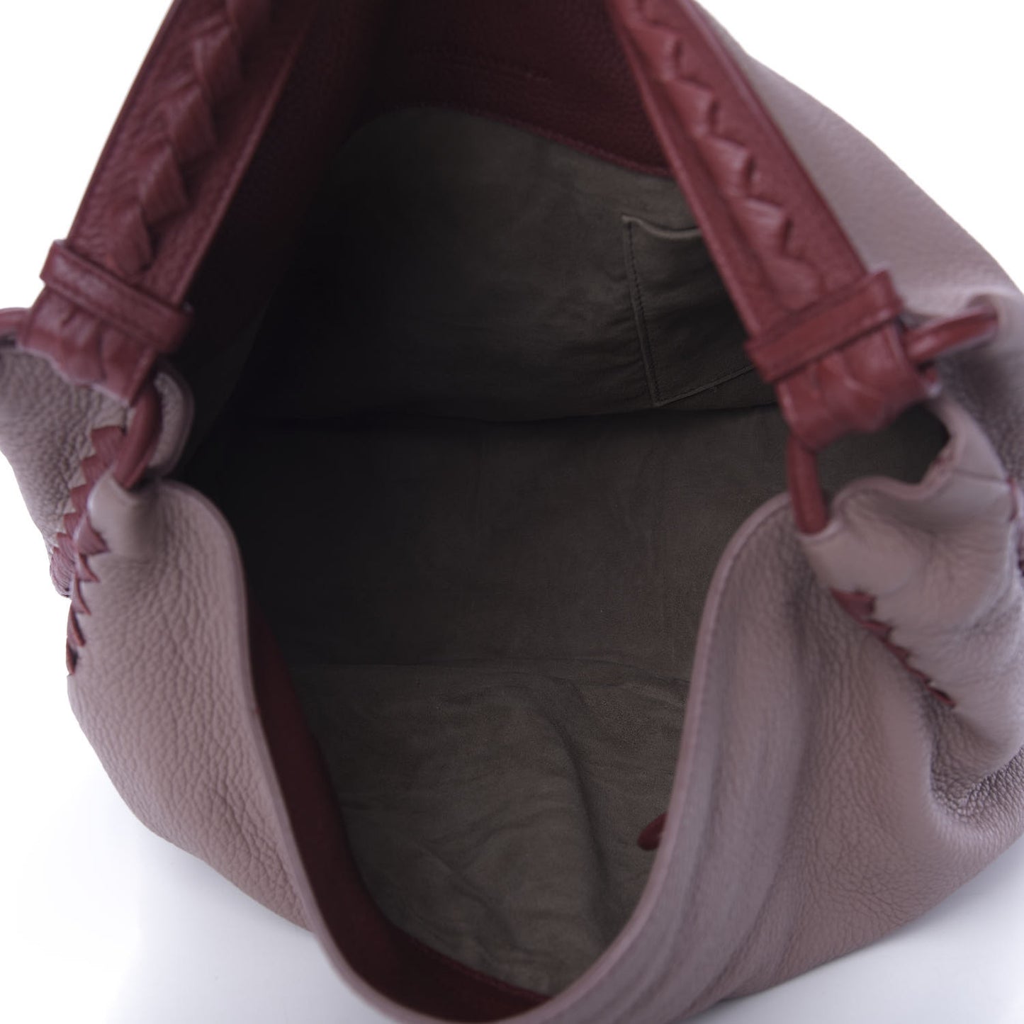 Cervo Lavato Deerskin Hobo Deco Rose Baccarra Rose